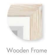 wooden frame